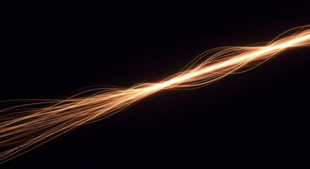 Dynamic flow of luminous energy creating a surreal, stretched timeline. Abstract background representing altered perception and non-linear reality, stream, ephemeral, stretched