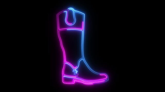Neon ow signboard with red high heel shoe with neon light, Shiny neon poster, Banner, Shopping Concept. emblem, flyer, footwear, heel, high, invitation, label, lady, lamp, laser, 