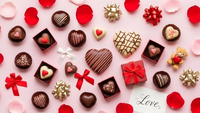 romantic love, friendship, and admiration, marked by exchanging cards, flowers, chocolates, and gifts, originating from Christian feast days honoring St. Valentine