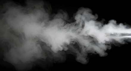 Soft abstract white smoke and steam flowing across a dark backdrop, generating a mysterious, foggy texture and atmospheric effect, atmospheric, volume, mist