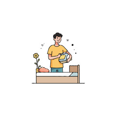 flat icon illustration color 5