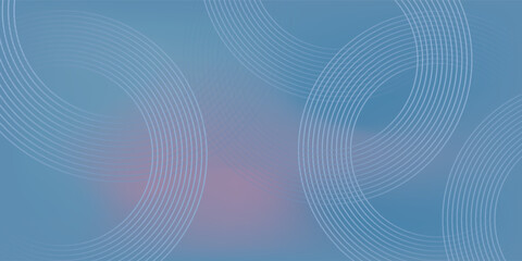 Fototapeta premium abstract background .blue and pink gradation. circle effect style. modern minimalist