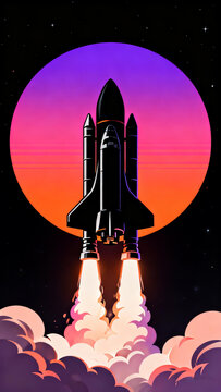 space shuttle launch