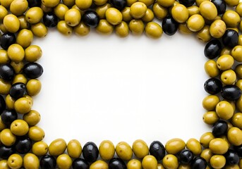 green olives border