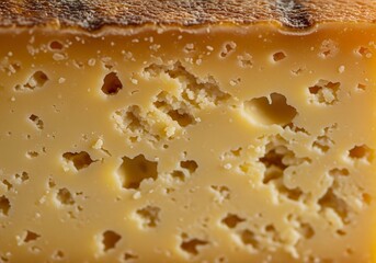Cheese Texture Macro Background