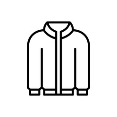 Jacket icon flat vector template design trendy