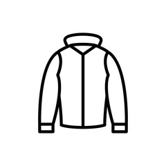 Jacket icon flat vector template design trendy