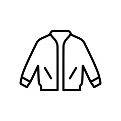 Jacket icon flat vector template design trendy