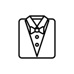 Tuxedo vector illustration icon template