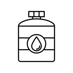Water tank vector illustration icon template