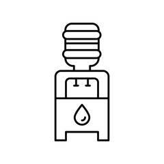 Dispenser vector design illustration icon