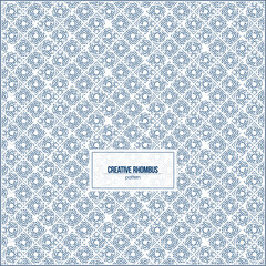 complex shape of creative rhombus pattern for company card background