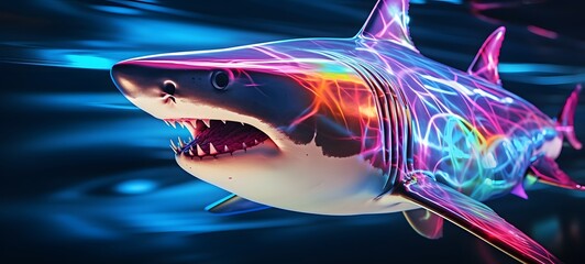 realistic photo of a glossy shark ,generative AI