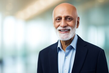 Fototapeta premium Smiling Mature Businessman Portrait 