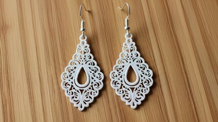 Luxurious Christmas tree ornaments featuring gold necklaces, pearls, and diamond jewelry elegantly arranged on an antique wooden background for a festive fashion design