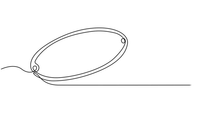 nameplate plaque with screw holes animation continuous one line drawing, Vector graphic of a modern rectangular nameplate design template for door signage, Blank nameplate plaque with screw. full.