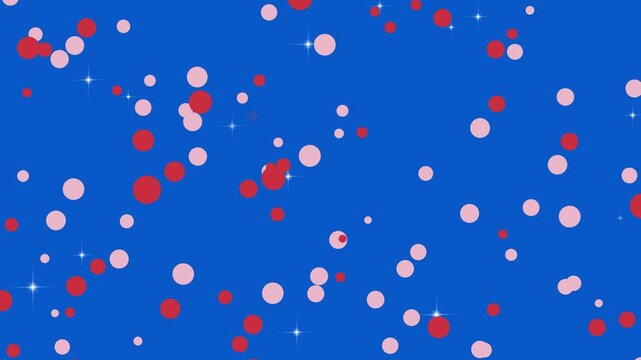 magical sparkling stars and bokeh animation with alpha channel for video editing. colorful bokeh particles animation.