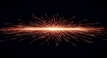 Abstract geometric visualization of digital expansion and scaling, featuring bright glowing lines moving outward on a dark background, stream, structure, conceptual