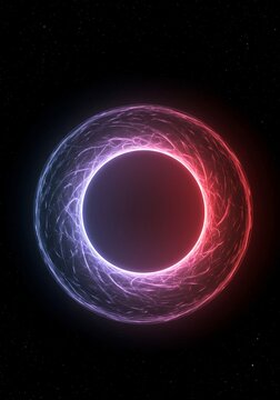 Abstract cosmic energy field showing immense gravitational pull and distortion in deep space colors, suggesting immense invisible power, universe, pull, background