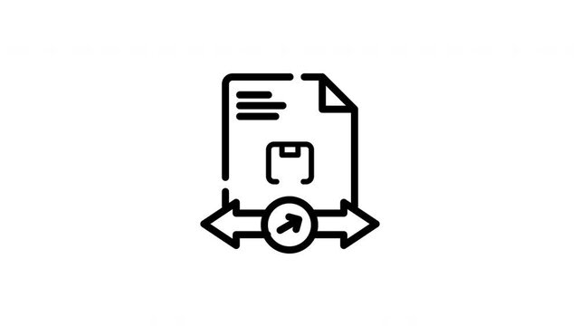 Document box download with arrows is perfect for web design to showcase file downloads, data storage, or organizational concepts. Great for digital presentations.

