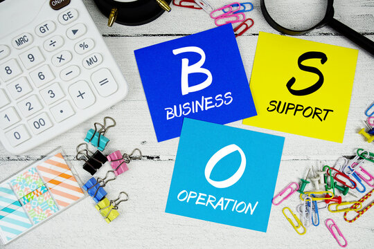 BSO Abbreviation of Business Support Operation text phrase of business and financial concept
