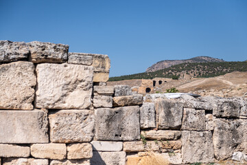 Impression of Historic Hierapolis on a sunny afternoon
