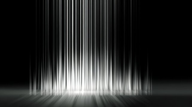 Light moving vertical straight lines on abstract technology background representing digital data flow, futuristic innovation, high speed connectivity, artificial intelligence, and modern computing net - Powered by Adobe