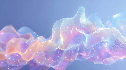 Abstract blue and white technology background with digital data connections, futuristic network design, glowing points, and high-tech computing system for creative banners, posters, website templates,