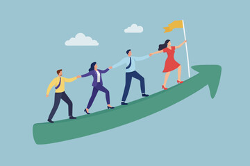 Teamwork and Success Concept