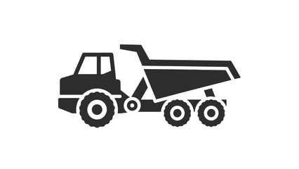 Dump Truck Silhouette Heavy Machinery Vehicle 1. © fandy