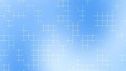 Modern Azure Gradient Grid Background With Abstract Line Pattern For Tech Visuals