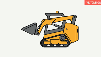 Yellow Excavator Machine Heavy Equipment 9.