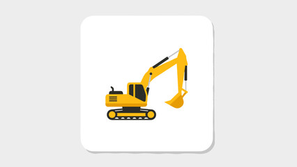 Yellow Excavator Machine Heavy Equipment 11.