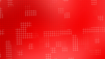 Abstract Red Grid Line Background With Digital Pattern For Modern Technology Design
