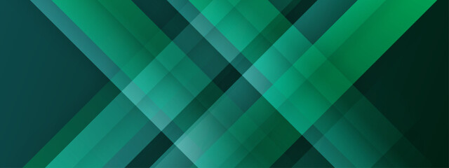 Obraz premium Abstract pattern of intersecting green and teal lines