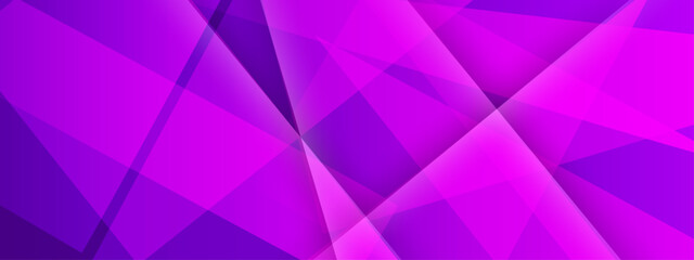 Fototapeta premium Abstract design with purple and pink triangular shapes