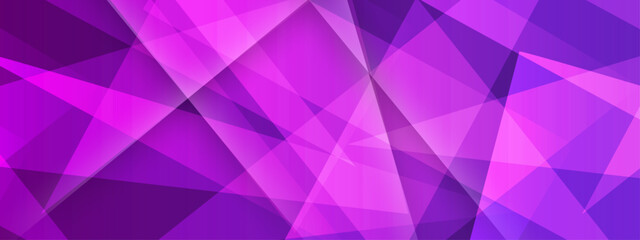 Abstract geometric background with pink and purple triangles