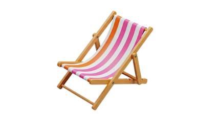 Striped Deck Chair