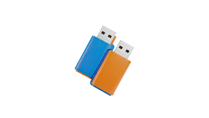 Two Colorful USB Flash Drives
