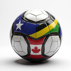 Obraz premium bailes, balompié, balón, deporte, aislada, blanco, juego, negro, cuero, esfera, objeto, ocio, certamen, aparatos, ilustración, diversión, equipo, circunferencia, gol, 3d, mundial, mundial de futbol