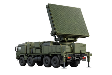 Mobile Early Warning Air Defense Radar Vehicle with Phased-Array Antenna