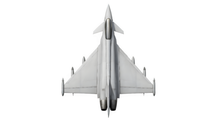 Top-Down View of Eurofighter Typhoon  – Aerospace Reference Image