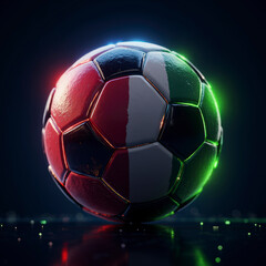 Fototapeta premium bailes, balompié, balón, deporte, aislada, blanco, negro, juego, cuero, esfera, objeto, aparatos, ocio, ilustración, diversión, circunferencia, certamen, gol, montar, 3d, equipo, mundial, mundial 2026