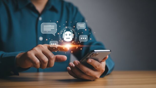 Interacting with a virtual assistant on a smartphone