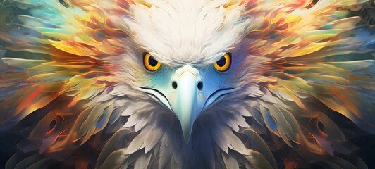 realistic photo of a glossy white garuda,generative AI