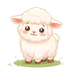 Fototapeta premium vector illustration of cartoon sheep