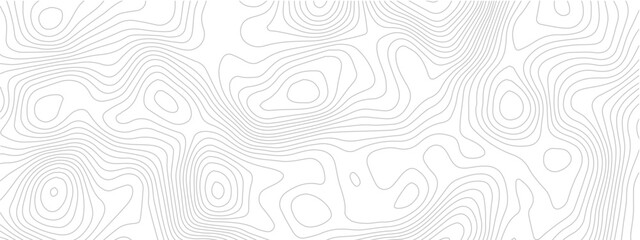 Abstract Seamless Contemporary Wallpaper Design with Thin Black Lines and Circular Wave Decoration