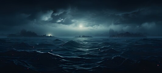 realistic photo of Ocean ,generative AI