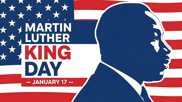 american flag with man - Powered by Adobe