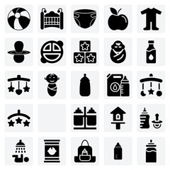 Essential Baby And Nursery Items &ndash; Newborn, Food, Clothing, And Toys For Childcare And Parenting Themed Designs